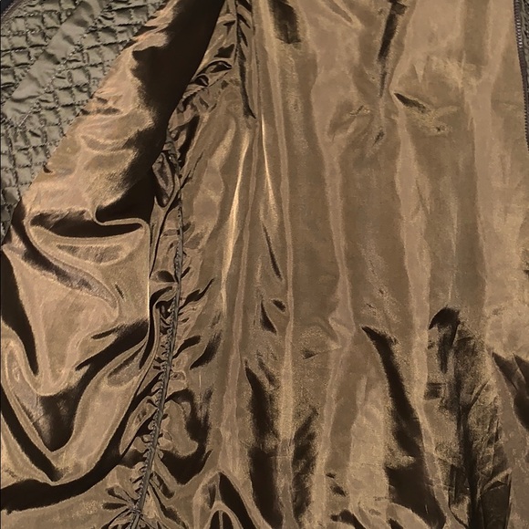 Zara Hunter Green Bomber Jacket - Picture 3 of 5